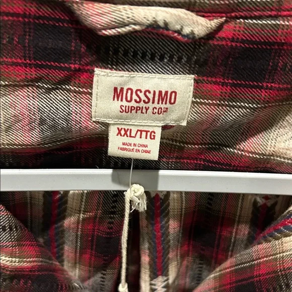 Mossimo Supply Co. Red and Black Plaid Shirt - Picture 2 of 3